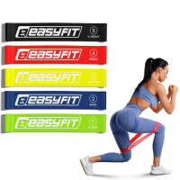 Гумові кільця для фітнесу EasyFit набір 5 шт