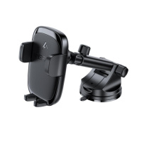Автотримач для телефона з БЗП ACEFAST D49 press type wireless charging car holder for dashboard Black (6974316284130)