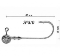 Джиг-головка «Gamakatsu» №5/0 (28гр)