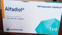 Альфадіол / Alfadiol (Альфакальцидол / Alfacalcidol) 100 капсул (Аналог Альфа Д3 / Alpha D3, Польща)