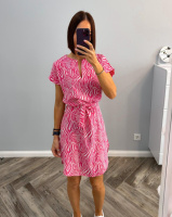 Летнее платье КРАСНЫЙ ПОЛОСКИ  XL-2XL (50-52)
