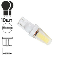 Лампа PULSO/габаритная/LED T10/W2.1x9.5d/W5W/COB1,5/12-24v/1,5w/70lm White (LP-54329)