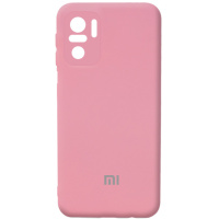 Чохол Silicone Cover Full Camera (AA) Для Xiaomi Redmi Note 10 / Note 10s (рожевий / Pink) - купити в SmartEra.ua