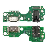 Разъём зарядки для TECNO Spark Go 2023 (BF7n)/ Pop 7 Pro (BF7h) на плате с микрофоном и компонентами