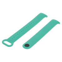 Ремешок силиконовый для Xiaomi Mi Band 8  10 бирюзовый