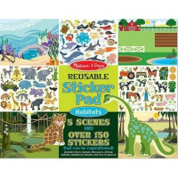 Набор для творчества Melissa&Doug многоразовые наклейки «Места обитания животных» (MD14196)