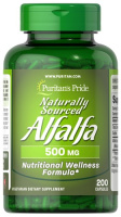 Puritan's Pride Alfalfa Naturally Sourced 500 mg 200 капсул