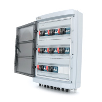 Комбинатор для солнечных систем YRPVB-8/8CB DC600V с молниезащитой (8 входов/ 8 выходов) (ток 32А 600В )