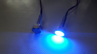 Болтики для номеров 4078 с подсветкой 6LED Blue (пара)