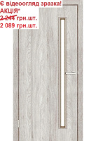 Двері міжкімнатні OMiC Т 01 G ПВХ Дуб орегон скло сатин АКЦІЯ!