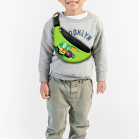 Сумка-бананка дитяча Хот Вілс «Hot Wheels» з принтом, 32х15см, сумка для хлопчика через плече (00158)