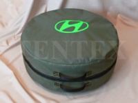 Чохол сумка для запасного колеса hyundai. Колір зелений 65х22