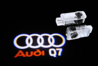 Світлодіодне штатне підсвічування на дверях автомобіля з логотипом Audi Q7