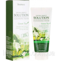 Пінка для вмивання з зеленим чаєм Deoproce Natural Perfect Solution Cleansing Foam Green Tea, 170 мл