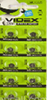 Батарейка VIDEX годинникова ALKALINE AG1 LR621 1.5V (ціна за 1шт)