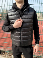 Стьобана чоловіча жилетка, (чорний)