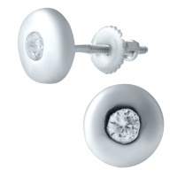 Серебряные серьги CatalogSilver с фианитами (1913741)