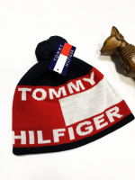 Шапка Tommy Hilfiger classic темно-синяя