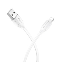 Кабель Borofone BX19 USB to Lightning 1m white