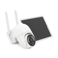 3 Мп 4G поворотная уличная PTZ видеокамера Voltronic, AI, Audio, Mic, PIR, Solar Panel 6W, SD, Battery 10400mA, UBox IPPTZ16325 2.8mm, 360°,IP67