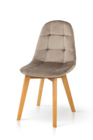 Стілець ІРИС, велюр пісочний