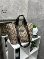 Беж - велика, стильна та вмістка сумка з екошкіри  (0232-11)