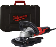 Шліфмашина кутова для шліфування бетону MILWAUKEE, AGV 15-125 XC DEG-SET, 1550Вт, діаметр 125мм (з системою пиловидалення)