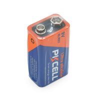 Батарейка щелочная PKCELL 9V/6LR61, крона, 1 штука shrink цена за shrink, Q24