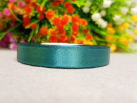 Атласная лента/ 1,2 см / 23 метра/  изумруд