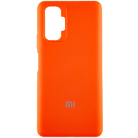 Чохол Silicone Cover Full Protective (AA) Для Xiaomi Redmi Note 10 Pro / 10 Pro Max (Помаранчевий / Neon Orange) - купити в SmartEra.ua