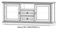 Комод ТВ Тоскана Еко