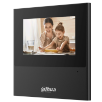 4,3« IP видеодомофон с Wi-Fi черного цвета Dahua DHI-VTH2611L-WP-BE