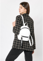 Жіночий Рюкзак білий шкіра еко