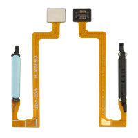 Шлейф для Xiaomi Redmi Note 12 (5G) с синим сканером отпечатка пальца