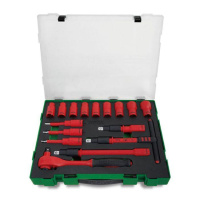 Набор изолированного инструмента TOPTUL VDE 1/2« 16ед. (6-гр.) GZC1609