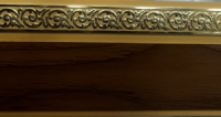 Декор лента «Флоренция» - ширина 55 мм. Цвет Золото на темном