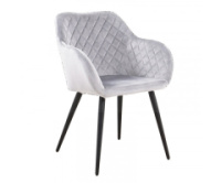 Стілець Арно м'який сіра тканина