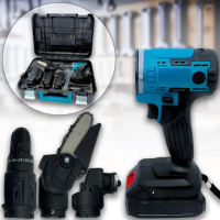 Набір інструментів 3в1 із змінними насадками на акумуляторах Шуруповерт | Болгарка | Пила