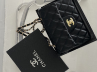 Сумка жіноча Chanel міні гладка чорний