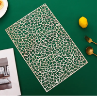Сервировочная салфетка под горячее коврик сервировочный золотистый,  45×30см, набор 2шт