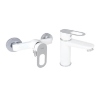 Набір змішувачів Latwa 001 + Latwa 010 White