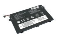 Аккумуляторная батарея для ноутбука Lenovo L17L3P52 ThinkPad E485 11.1V Black 3600mAh OEM