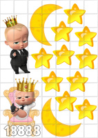 Цукрові картинки Бос Молокосос, Baby Boss, Хлопчик
