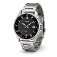 Чоловічий годинник Casio MTP-E705D-1E з мінеральним склом та сталевим браслетом