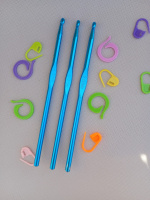 Крючок для вязания металлический. #5