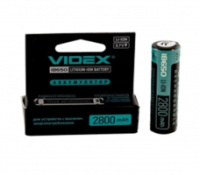 Акумулятор VidexLi-ion 18650-R 2800mAh (з захистом)