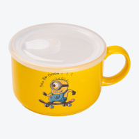 Миска для локшини керамічна 900 мл You be good з герметичною кришкою