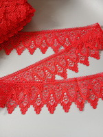 Кружево / 6.5 см / красный