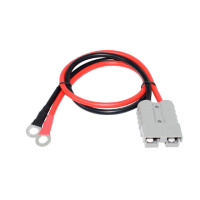 Силовой разъем питания SB Anderson 50А 600V с кабелем 30см, сечение 10 квадратов (для акб 40-200Ah и ИБП RTSWbt-500)