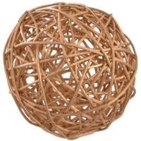 Игрушка на елку YES Ротанг 973324 5 см золотистая